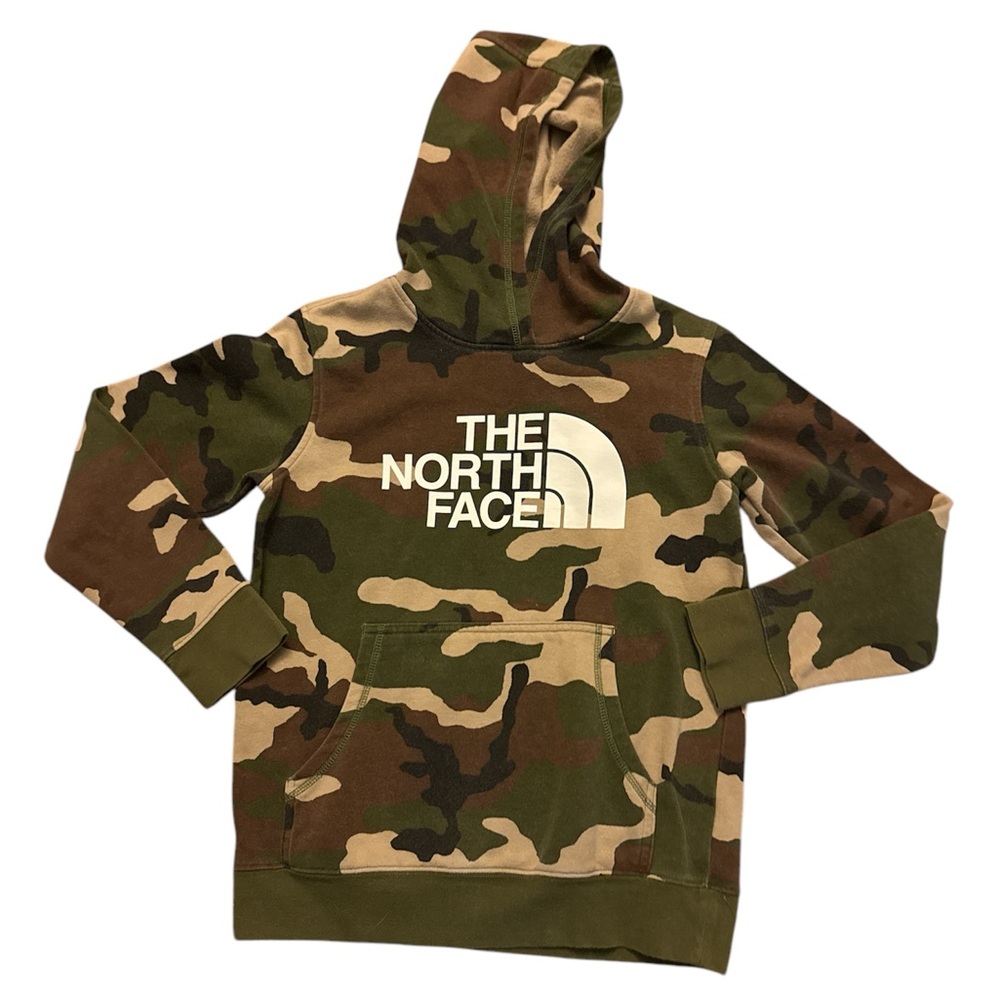 The North Face camouflage hoodie